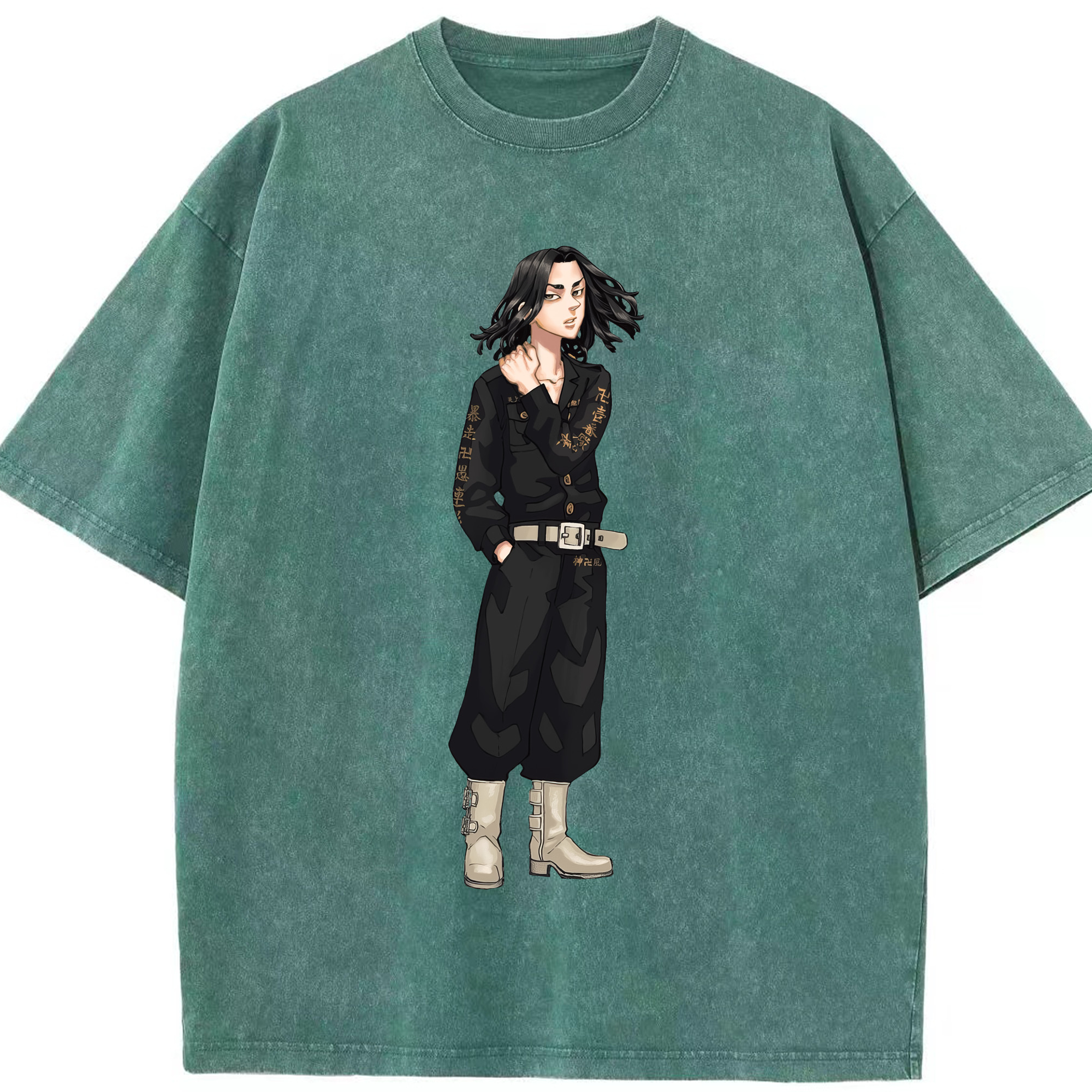 （画像用） 東京リベンジャーズ Tokyo Revengers 綿100% ヴィンテージ風 半袖Tシャツ（フロントプリント）
